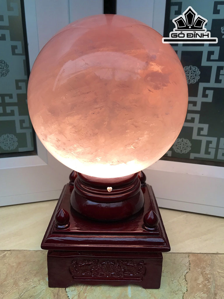 Bi Cầu Đá Thạch Anh Đường Kính 18 (cm) 8.39kg