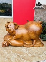 Tượng Heo Gỗ Hương Cao 18 Ngang 32 Sâu 17 (cm)