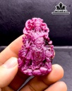 Mặt Dây Chuyền Quan Thánh Đá Ruby Cao 62,8 Ngang 39,5 Sâu 9,3 (mm) 176cts