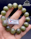 Vòng Tay Đá Thạch Anh Tóc Xanh Đường Kính Hạt 15 (mm) 77gr