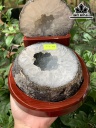 Bát Tụ Bảo Đá Thạch Anh Trắng Cao 14 Ngang 14,5 Sâu 15 (cm) 1,4kg