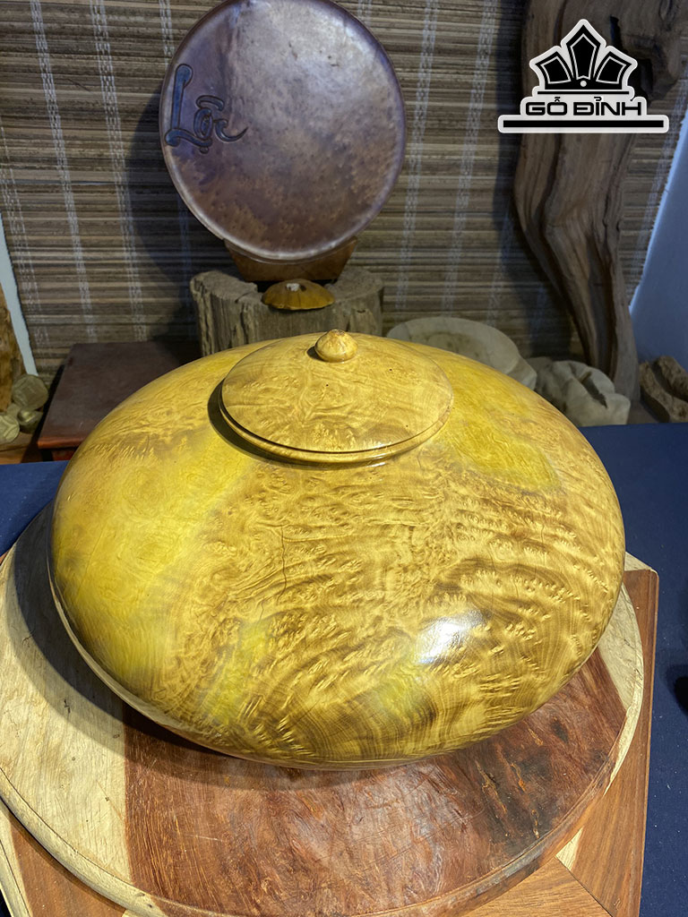 Chum Phú Quý Gỗ Nu Kháo Cao 20 Đường Kính 40 (cm)