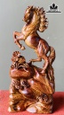 Tượng Ngựa Phong Thủy (Nhất Mã Phi Thiên) Gỗ Cẩm Cao 56 Ngang 26 Sâu 16 (cm)