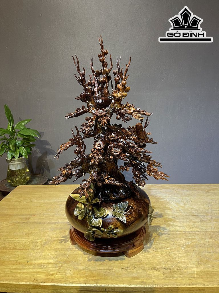 Bình Phú Quý Gỗ Cẩm Cao 65 Ngang 36 Sâu 33 (cm)