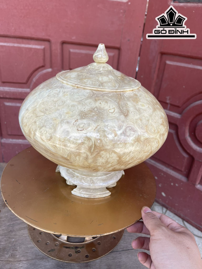 Chum Phú Quý Gỗ Nu Nghiến Cao 25 Đường Kính 26 (cm)