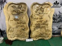 Tranh Cha Mẹ Gỗ Nu Nghiến Ngang 33 Cao 57 Sâu 3 (cm)