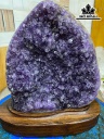 Tinh Thể Đá Thạch Anh Tím Cao 22 Ngang 15 (cm) 2,5kg