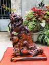 Tượng Nhất Long Gỗ Trắc Cao 51 Ngang 39 Sâu 11 (cm)