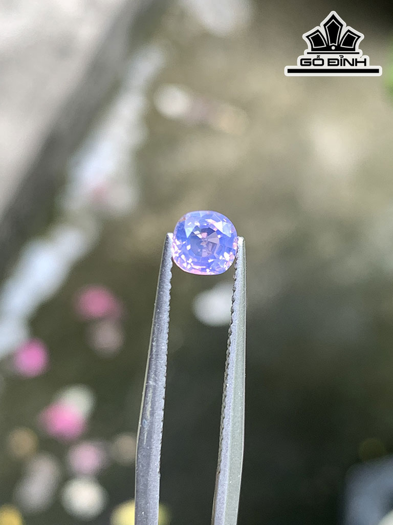 Viên Ngọc Đá Sapphire Cao 5 Ngang 5 Sâu 3,2 (mm) 0,75cts
