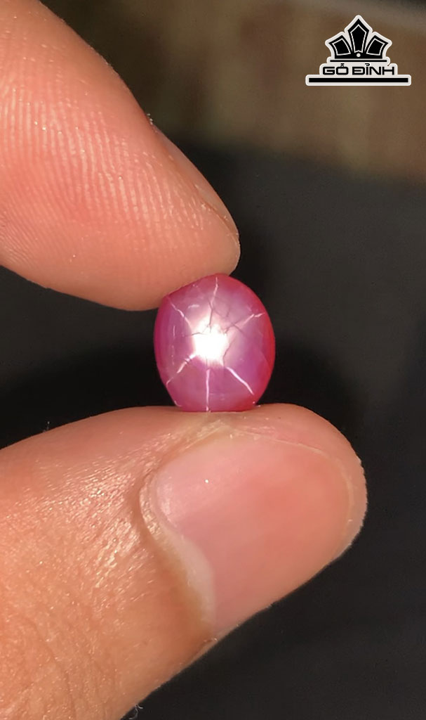 Viên Ngọc Đá Ruby 3,65cts