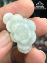 Mặt Dây Chuyền Hoa Sen Đá Cẩm Thạch Cao 33 Ngang 20,6 Sâu 11,5 (mm) 9,7gr