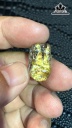 Mặt Dây Chuyền Tỳ Hưu Đá Thạch Anh Tóc Vàng Cao 20 Ngang 11,8 Sâu 11,8 (mm) 5,5gr
