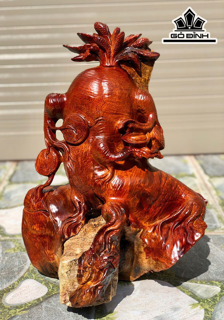 Củ Sâm Gỗ Hương Cao 47 Ngang 33 Sâu 30 (cm)