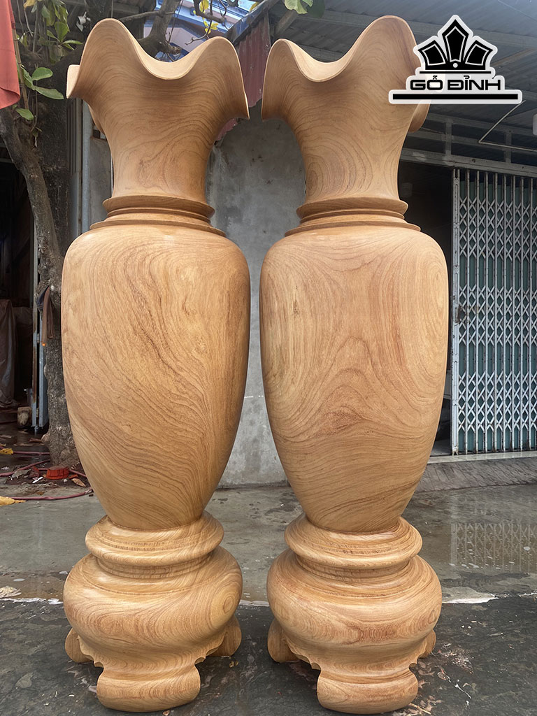 Lục Bình Gỗ Gõ Pachy Cao 200 Đường Kính 61 (cm)