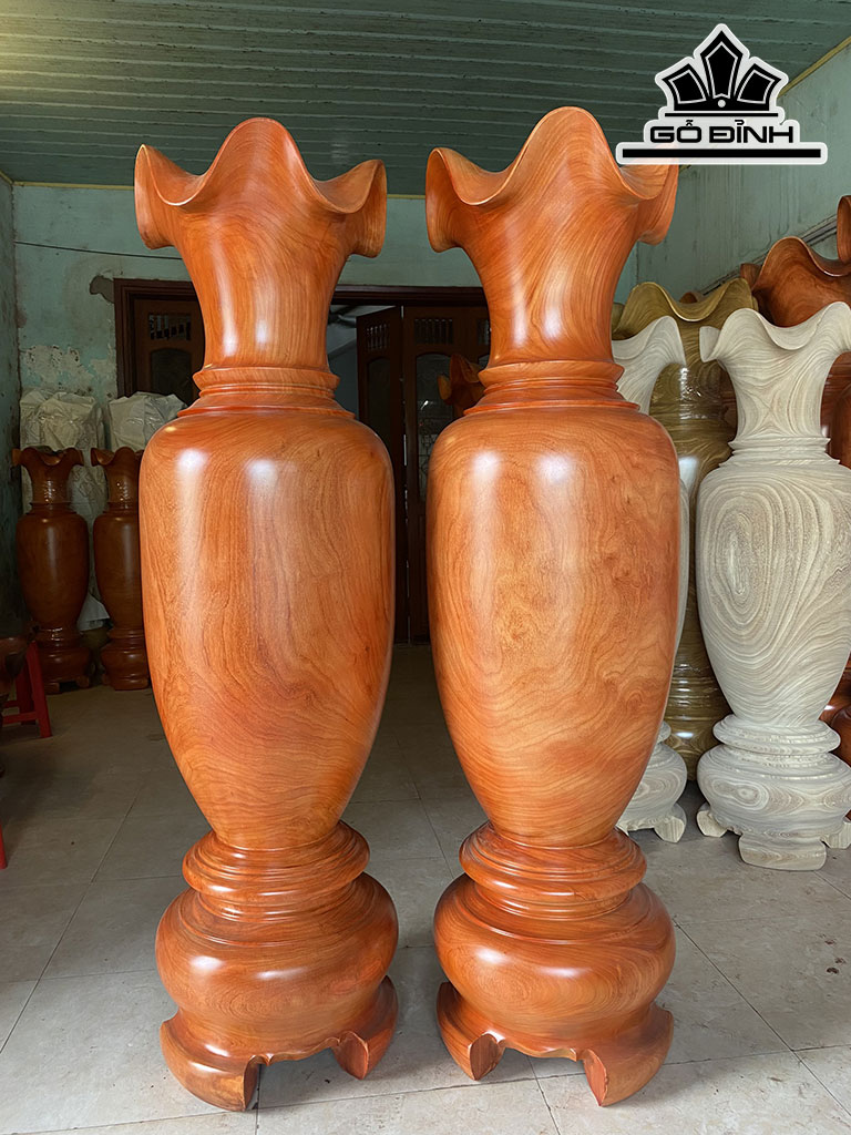 Lục Bình Gỗ Hương Cao 170 Đường Kính 49 (cm)