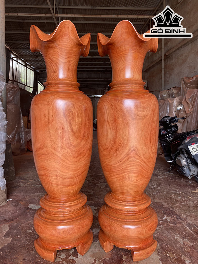 Lục Bình Gỗ Hương Cao 170 Đường Kính 49,5 (cm)