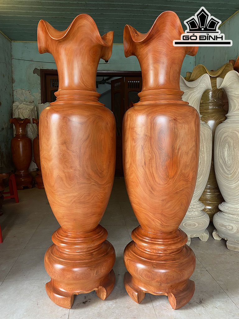 Lục Bình Gỗ Hương Cao 170 Đường Kính 50 (cm)