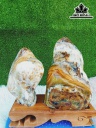 Tác Phẩm Đôi Đá Mã Não Cao 23 Ngang 22 (cm) 3,8kg