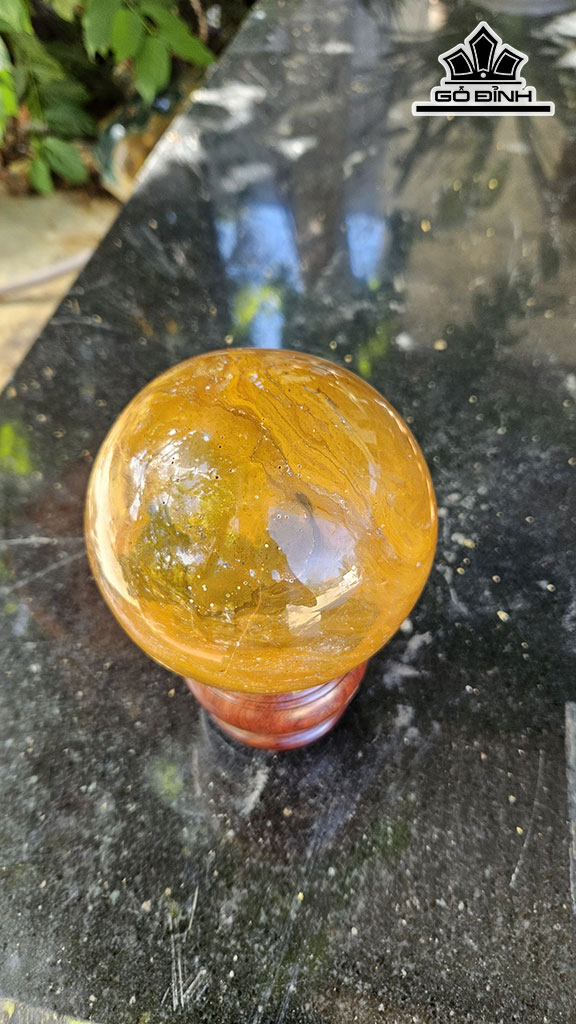 Bi Cầu Đá Canxedon Đường Kính 11 (cm) 2,6kg