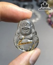 Mặt Dây Di Lặc Đá Thạch Anh Tóc Vàng Cao 26,5 Ngang 20,5 Sâu 7 (mm) 5,2gr