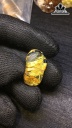 Tỳ Hưu Đá Thạch Anh Tóc Vàng Cao 23,9 Ngang 13,3 Sâu 9,8 (mm) 7,6gr