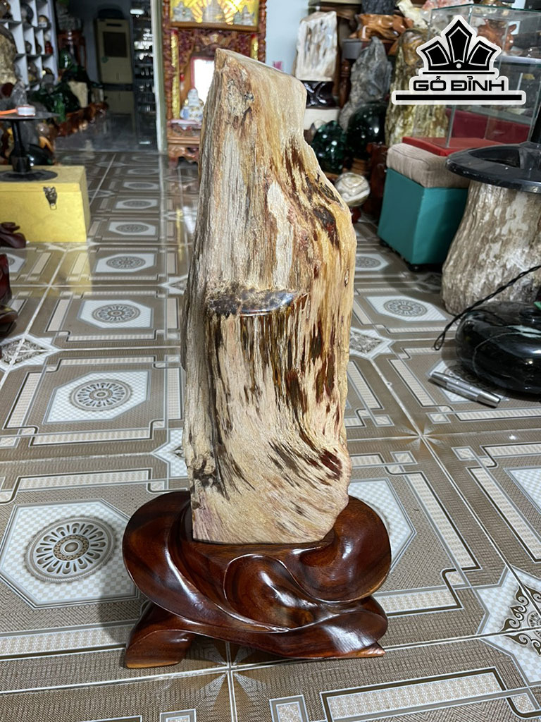 Tác Phẩm Gỗ Hóa Thạch Cao 63 (cm) 13kg