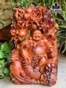 Tượng Phật Di Lặc Gỗ Cẩm Cao 52 Ngang 33 Sâu 25 (cm)