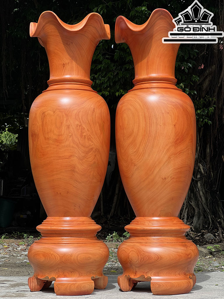 Lục Bình Gỗ Hương Cao 180 Đường Kính 55 (cm)