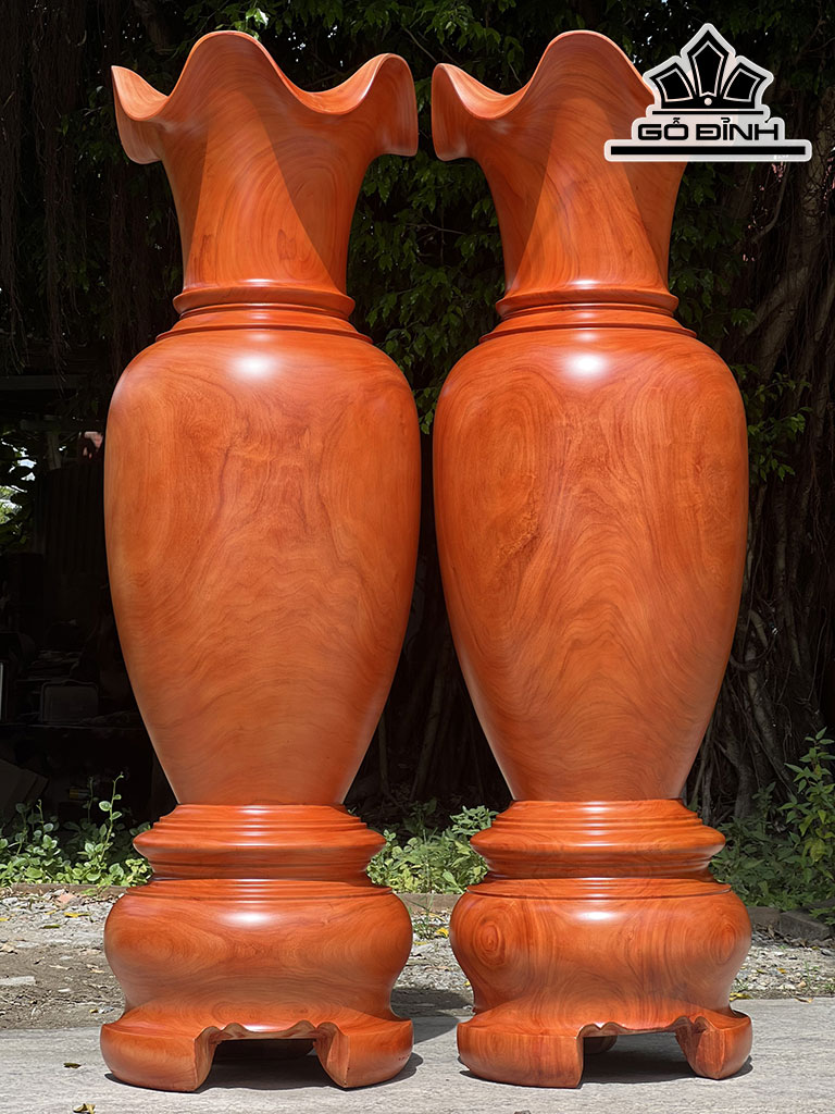 Lục Bình Gỗ Hương Cao 200 Đường Kính 64 (cm)