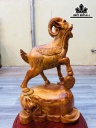 Tượng Nhất Dương Gỗ Hương Cao 60 Ngang 36 Sâu 25 (cm)
