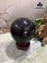 Bi Cầu Đá Thạch Anh Đen Đường Kính 13,8 (cm) 3,9kg