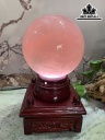 Bi Cầu Đá Thạch Anh Hồng Đường Kính 13,9 (cm) 3,95kg