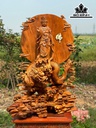 Tượng Phật Quan Thế Âm Bồ Tát Gỗ Hương Cao 103 Ngang 72 Sâu 32 (cm)