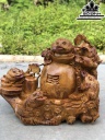 Tượng Ngũ Cóc Chấn Chum Tiền Gỗ Hương Cao 62 Ngang 82 Sâu 42 (cm)