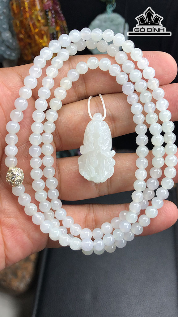 Chuỗi Đá Cẩm Thạch A Đường Kính Hạt 30,8 (cm) 30,8g