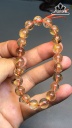 Vòng Tay Đá Thạch Anh Tóc Nâu Đường Kính Hạt 8,8 (cm) 19,7g