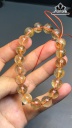 Vòng Tay Đá Thạch Anh Tóc Vàng Đường Kính Hạt 10,5 (cm) 31,6g