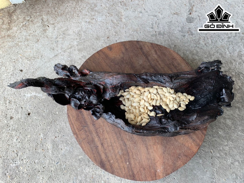 Khay Trà Gỗ Trắc Ngang 55 Cao 17 Sâu 19 (cm)