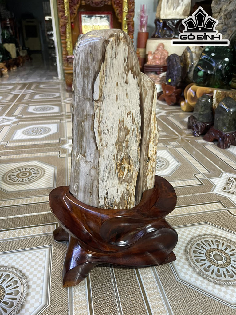 Tác Phẩm Gỗ Hóa Thạch Cao 38(cm) 8,5kg