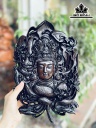 Tượng Diện Phật Tổ Gỗ Trắc Cao 37 Ngang 25 Sâu 3 (cm)
