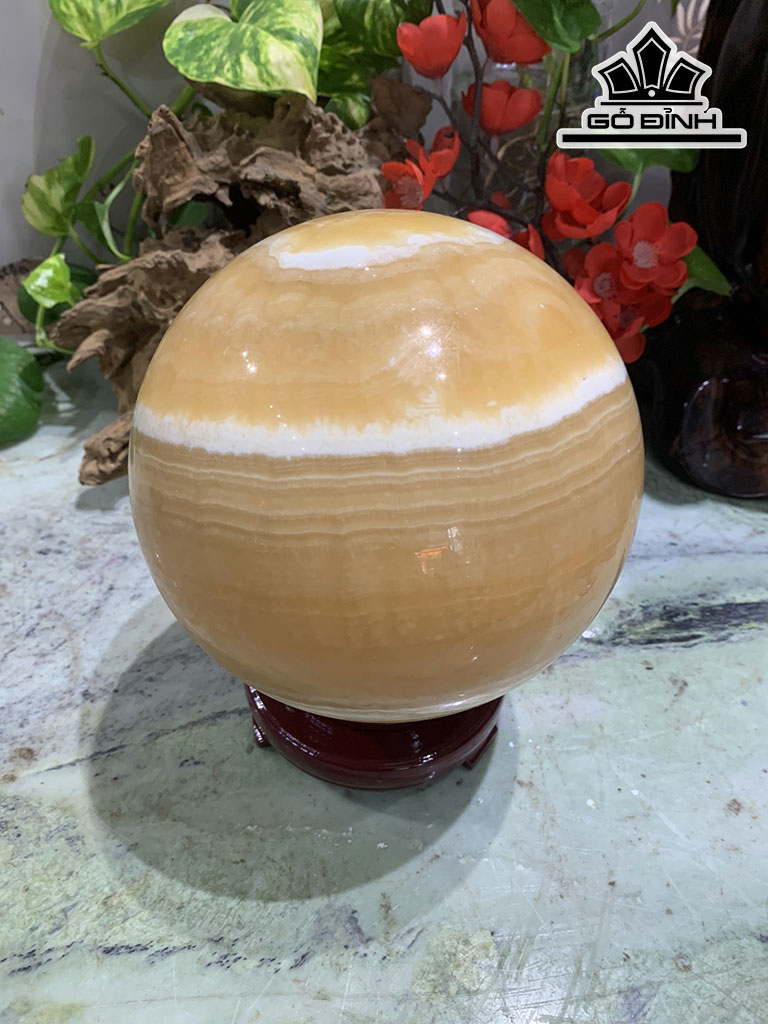 Bi Cầu Đá Ngọc Hoàng Long Đường Kính  16 (cm) 7kg