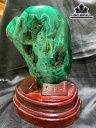 Tác Phẩm Đá Malachite Cao 17 Ngang 11.5(cm) 2,058kg