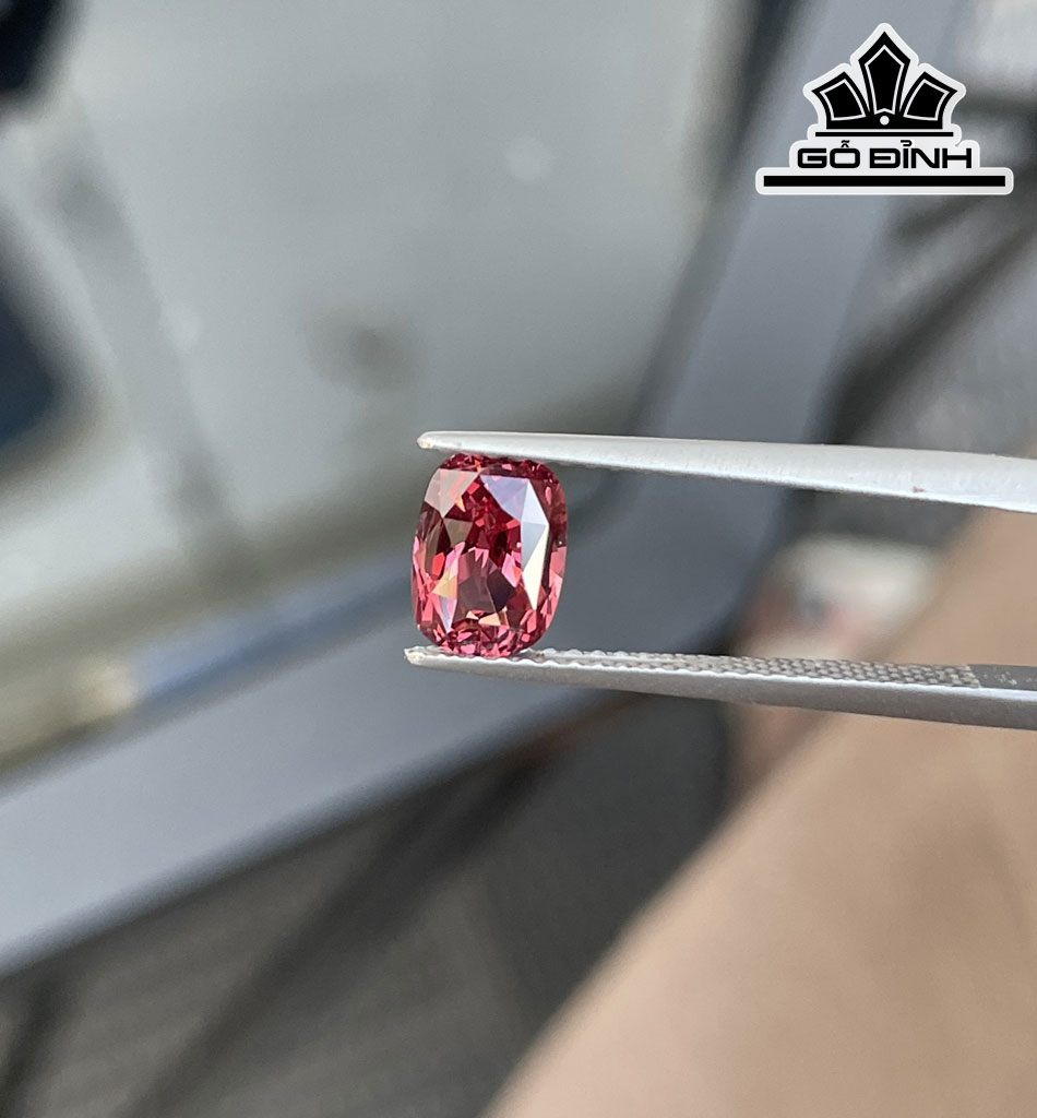 Viên Đá Spinel Cam Hồng 1,5cts