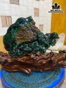 Tác Phẩm Đá Malachite Cao 22 Ngang 25(cm) 4,2kg