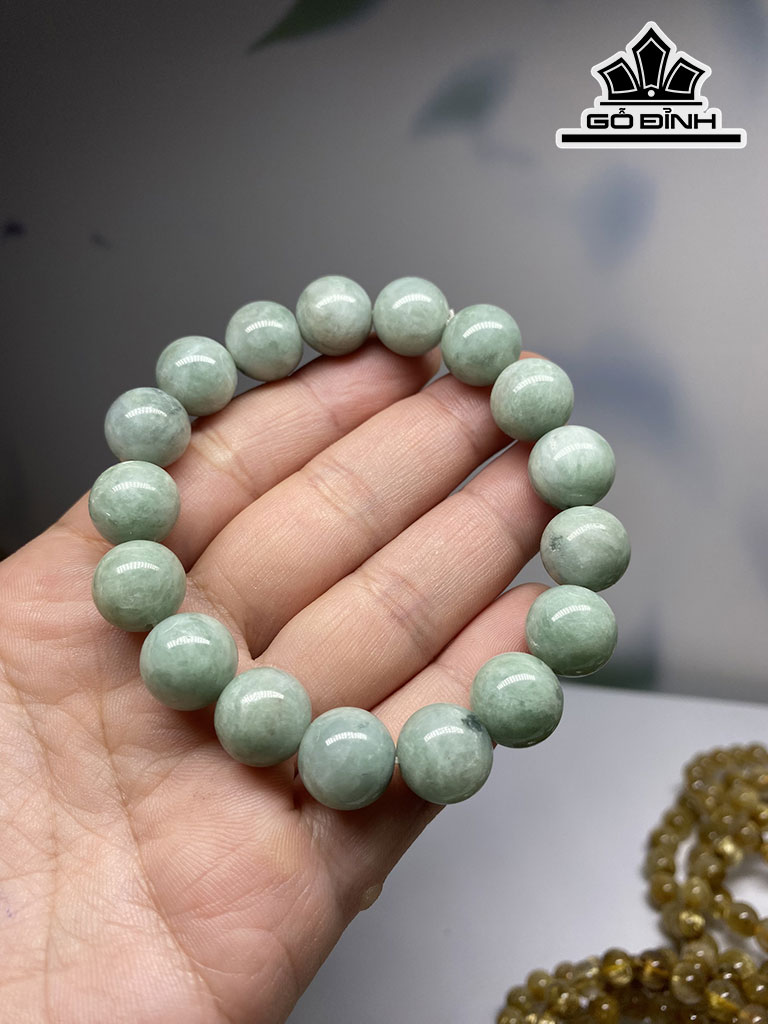 Vòng Tay Đá Cẩm Thạch Đường Kính Hạt 12(mm)