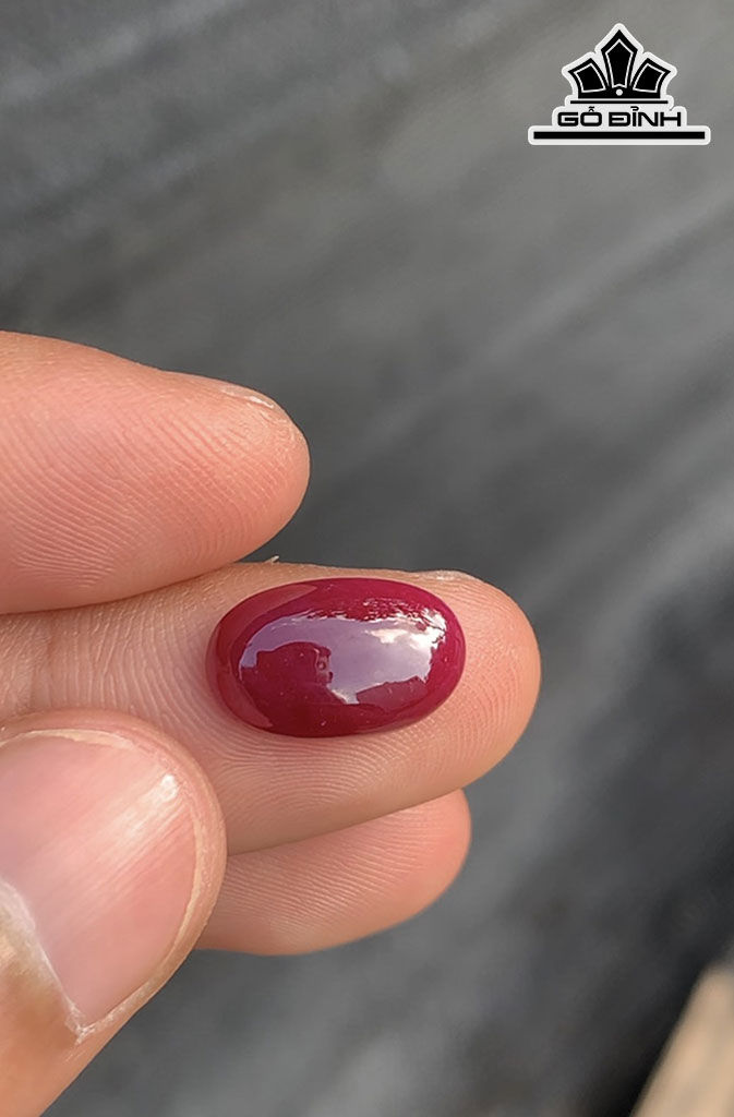 Mặt Nhẫn Đá Ruby 6,95cts