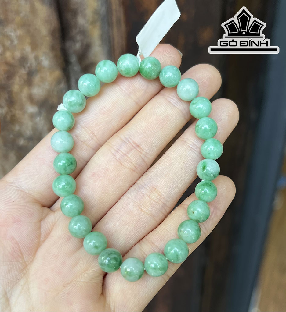 Vòng Tay Đá Thạch Anh Đường Kính Hạt 7.4(mm)