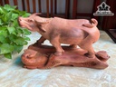 Tượng Trâu Gỗ Hương Cao 27 Ngang 47 Sâu 16 (cm)