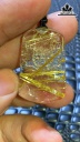 Mặt Dây Chuyền Đá Thạch Anh Tóc Vàng Cao 33,8 Ngang 21 Sâu 8,2 (mm) 11gr