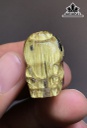 Mặt Dây Chuyền Tỳ Hưu Đá Thạch Anh Tóc Vàng Cao 24,3 Ngang 15,2 Sâu 13 (mm) 9,3gr